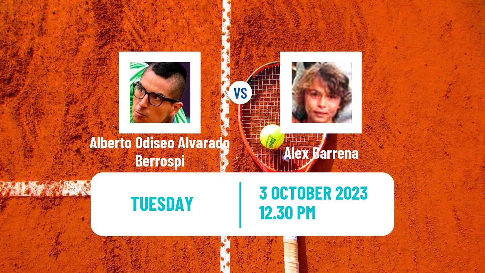 Tennis ITF M25 Mendoza Men Alberto Odiseo Alvarado Berrospi - Alex Barrena