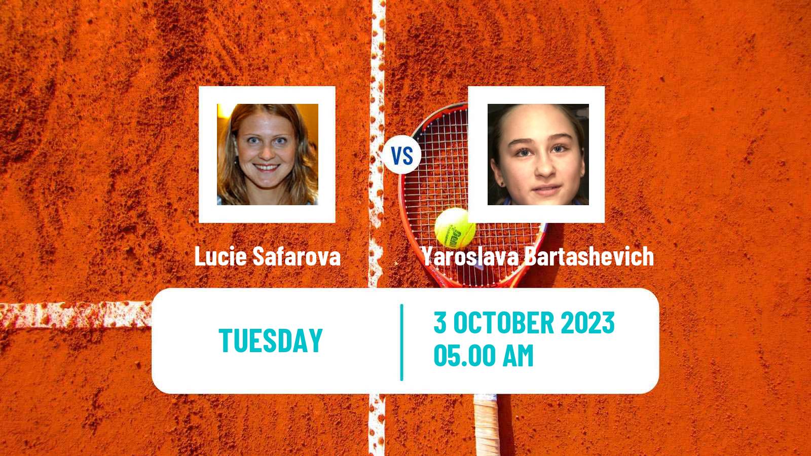 Tennis ITF W25 Reims Women Lucie Safarova - Yaroslava Bartashevich