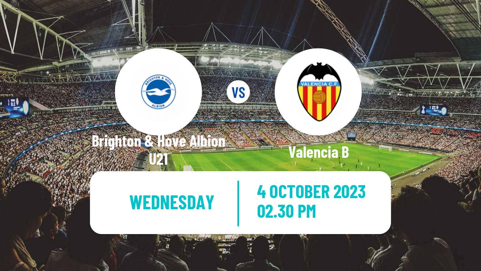 Soccer English Premier League International Cup Brighton & Hove Albion U21 - Valencia B