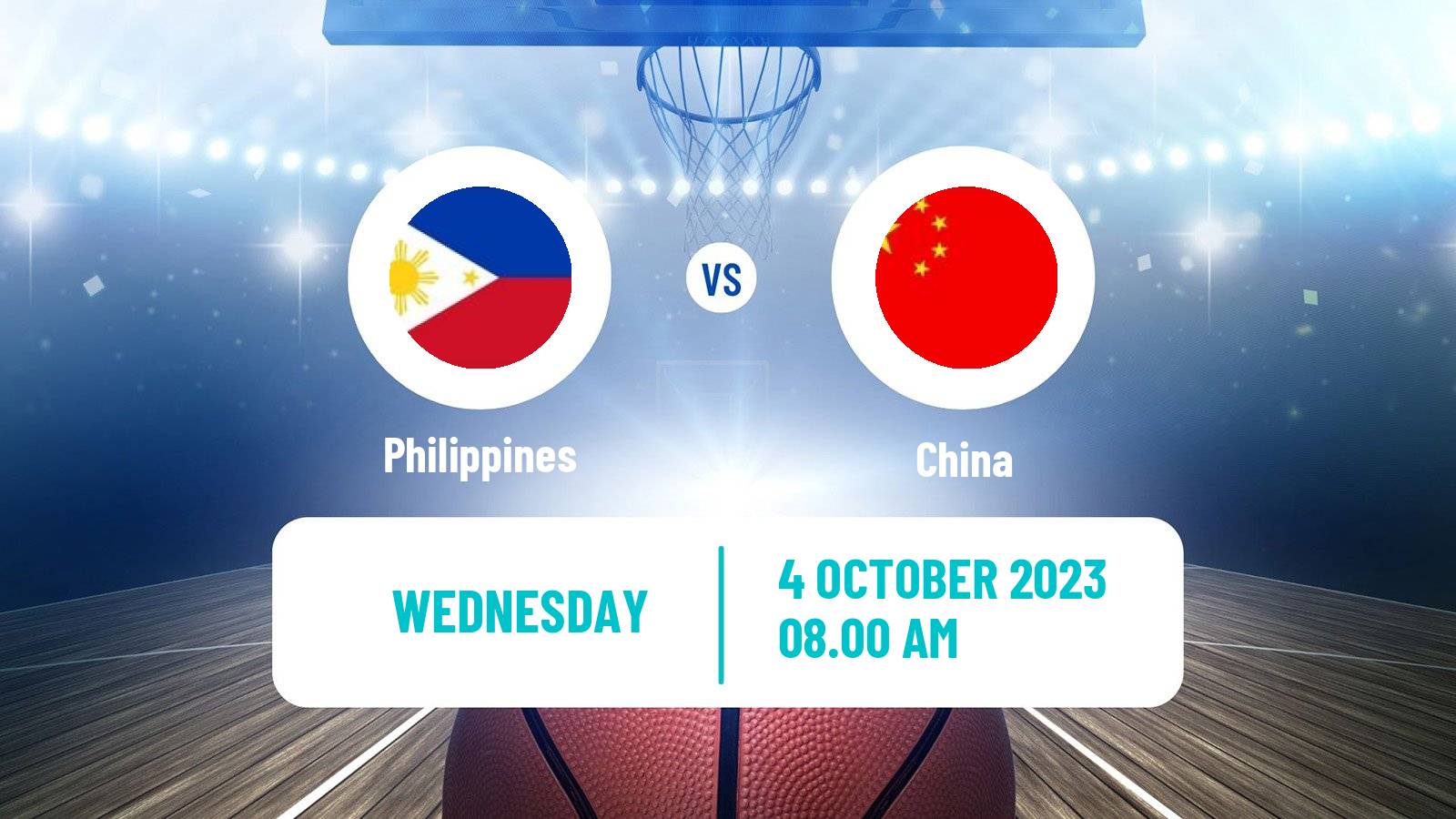Basketball Asian Games Basketball Philippines - China