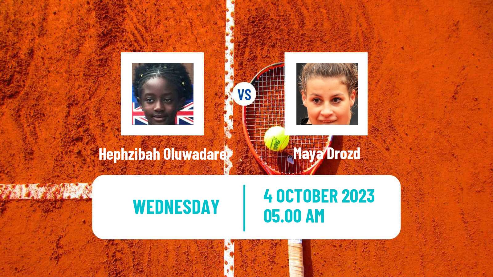 Tennis ITF W15 Sharm Elsheikh 22 Women Hephzibah Oluwadare - Maya Drozd