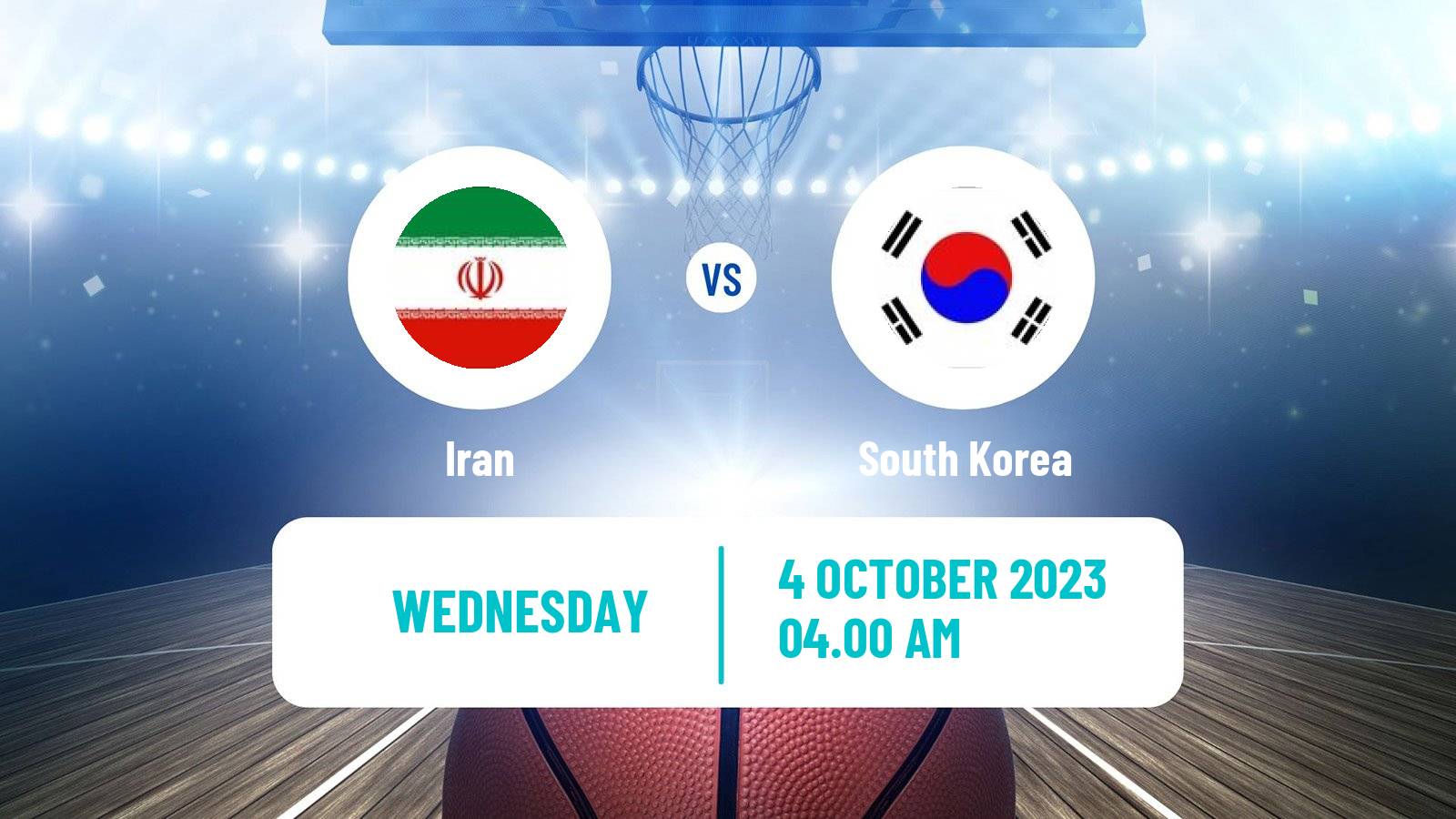 Basketball Asian Games Basketball Iran - South Korea