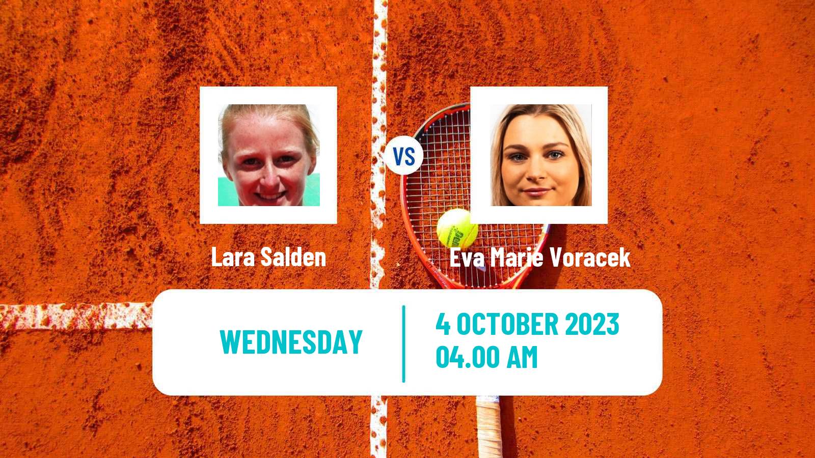 Tennis ITF W15 Sibenik Women Lara Salden - Eva Marie Voracek