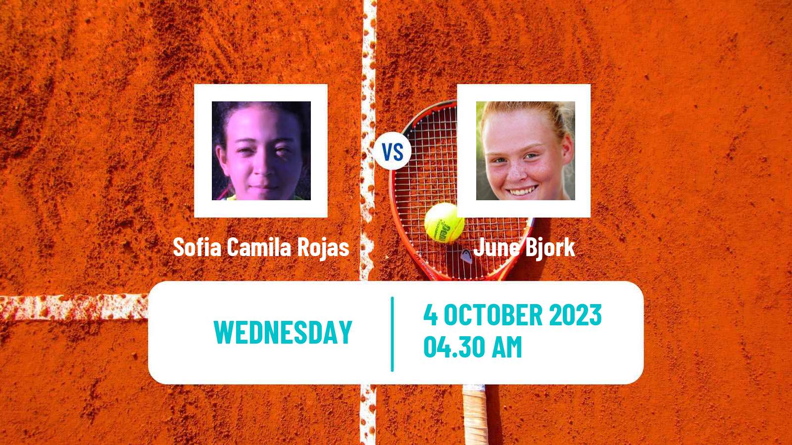 Tennis ITF W15 Monastir 35 Women Sofia Camila Rojas - June Bjork