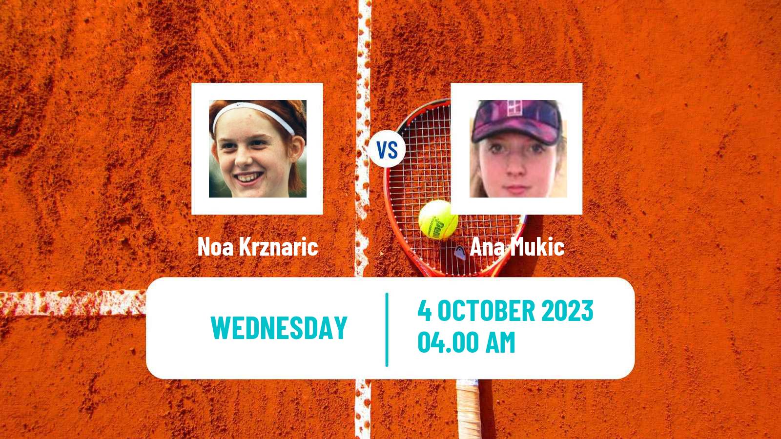 Tennis ITF W15 Sibenik Women Noa Krznaric - Ana Mukic