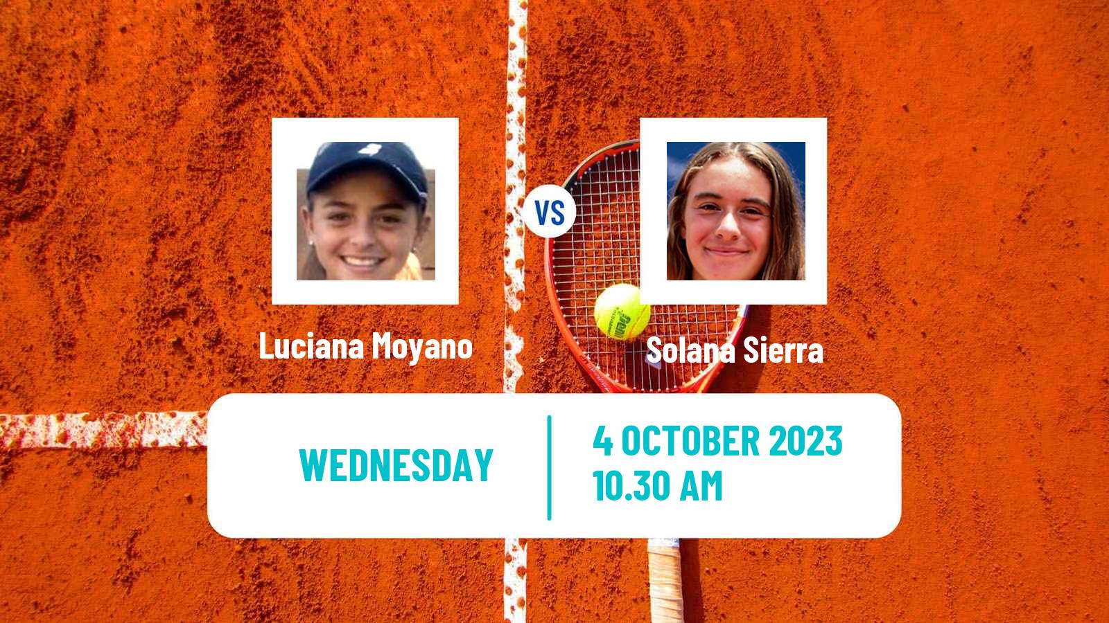 Tennis ITF W25 Mendoza Women Luciana Moyano - Solana Sierra