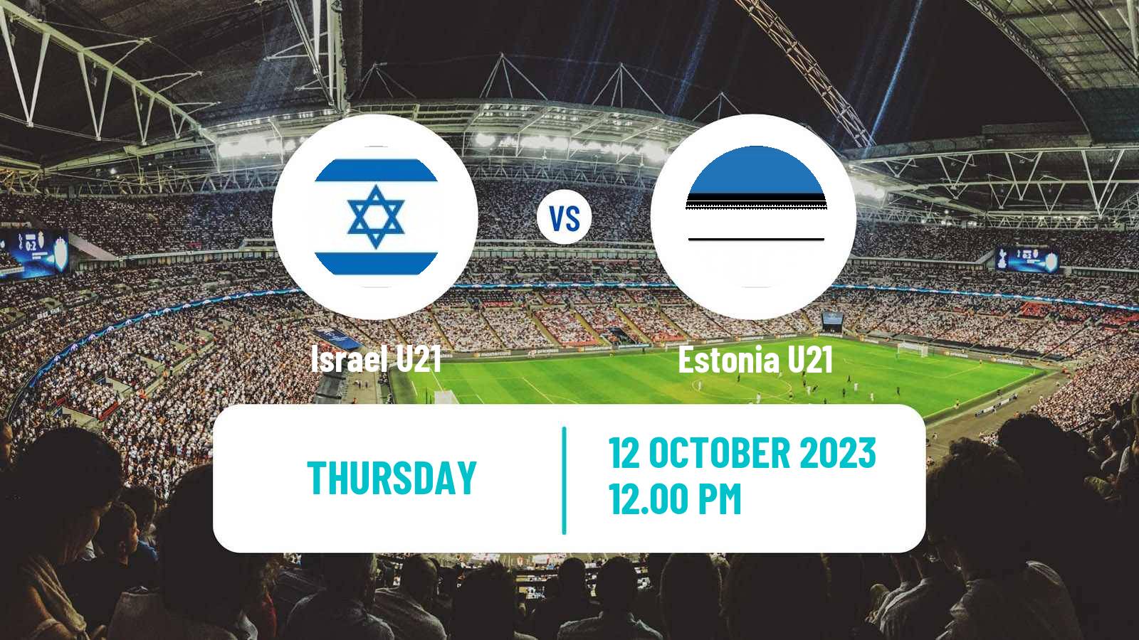 Soccer UEFA Euro U21 Israel U21 - Estonia U21