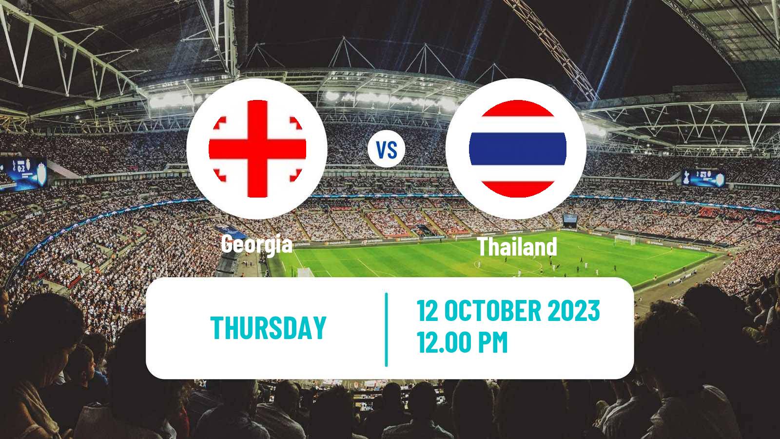 Soccer Friendly Georgia - Thailand
