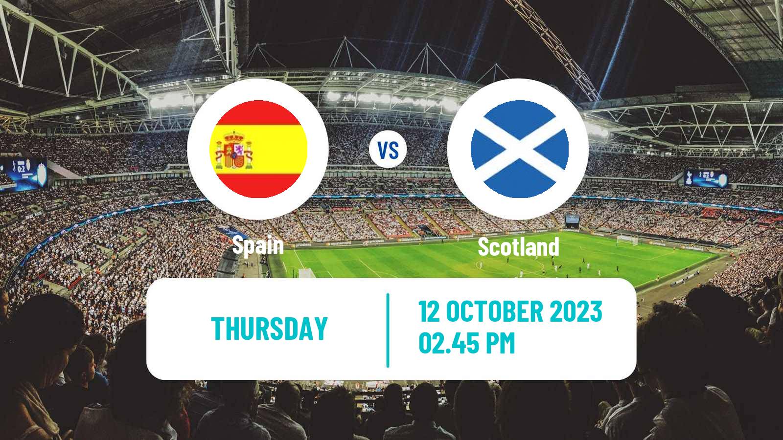 Soccer UEFA Euro Spain - Scotland