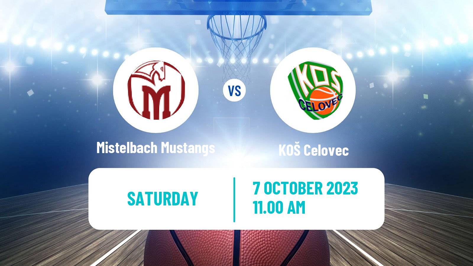 Basketball Austrian Zweite Liga Basketball Mistelbach Mustangs - Celovec