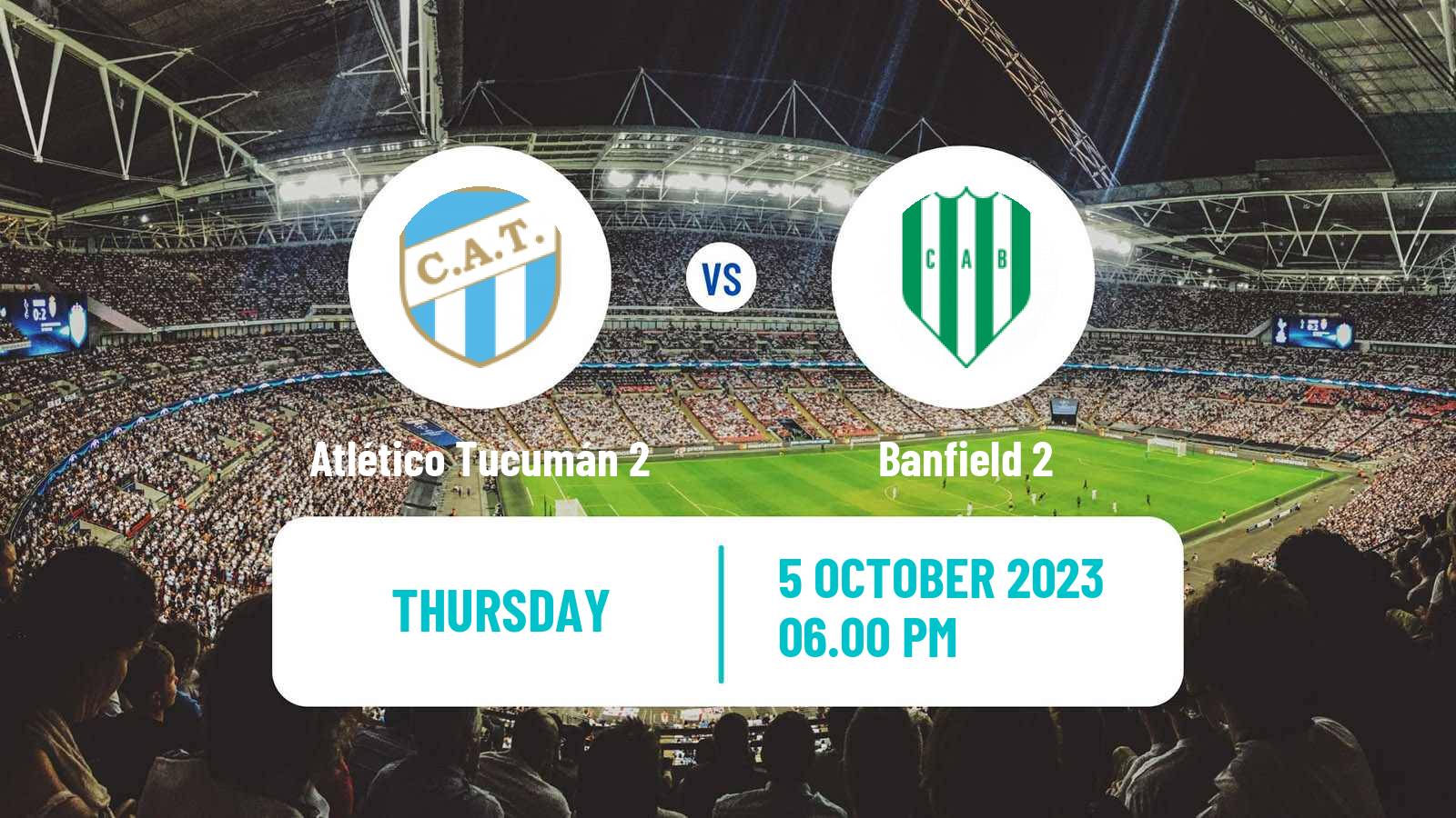Soccer Argentinian Reserve League Atlético Tucumán 2 - Banfield 2