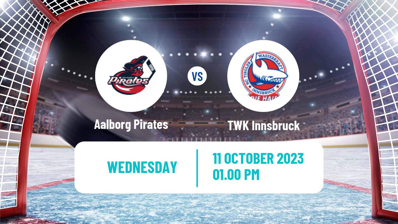 Hockey Champions League Ice Hockey Aalborg Pirates - TWK Innsbruck