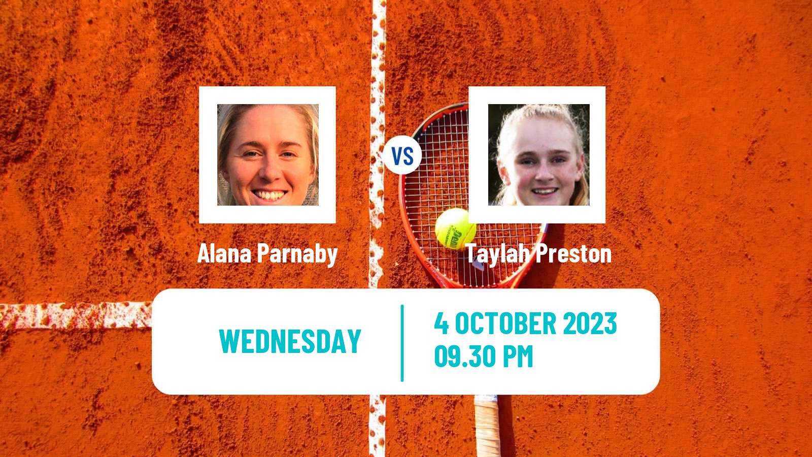 Tennis ITF W25 Cairns Women Alana Parnaby - Taylah Preston