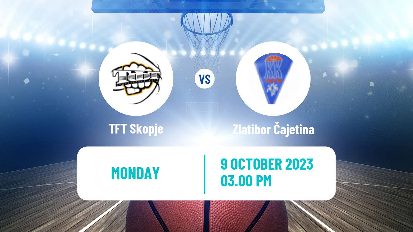 Basketball Adriatic League 2 TFT Skopje - Zlatibor Čajetina