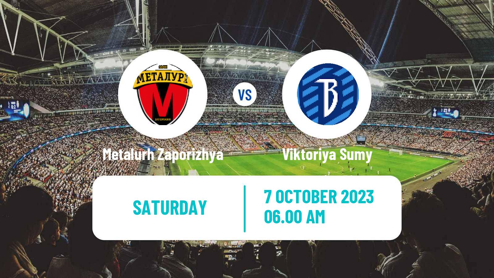 Soccer Ukrainian Persha Liga Metalurh Zaporizhya - Viktoriya Sumy