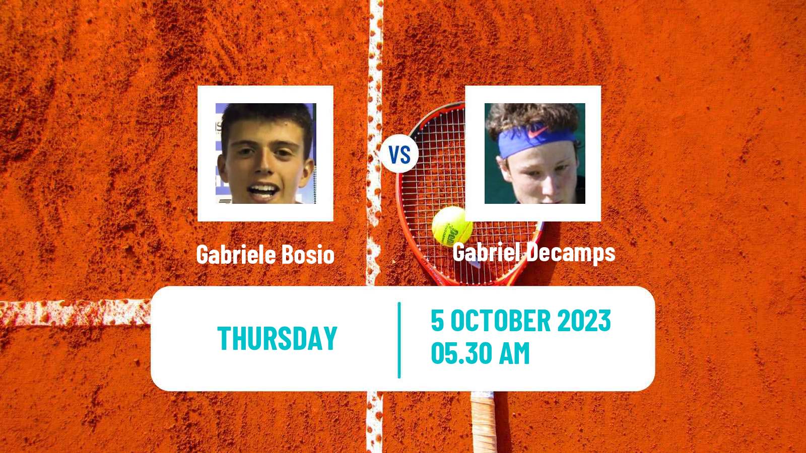 Tennis ITF M15 Sharm Elsheikh 12 Men Gabriele Bosio - Gabriel Decamps