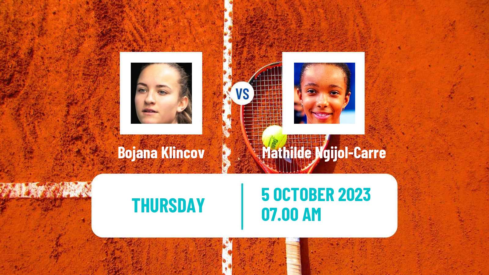 Tennis ITF W15 Sibenik Women Bojana Klincov - Mathilde Ngijol-Carre