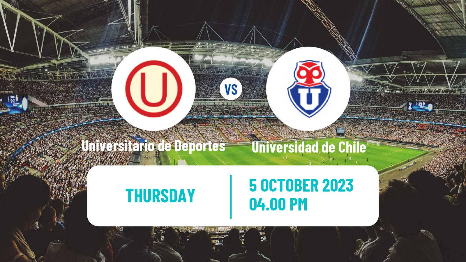 Soccer Copa Libertadores Women Universitario de Deportes - Universidad de Chile