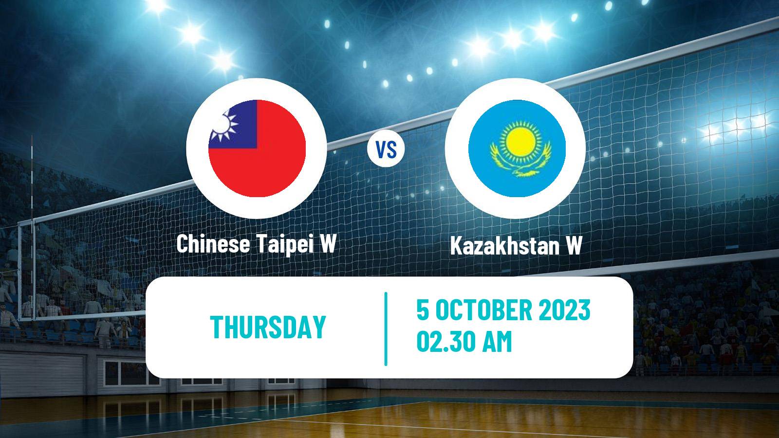Volleyball Asian Games Volleyball Women Chinese Taipei W - Kazakhstan W