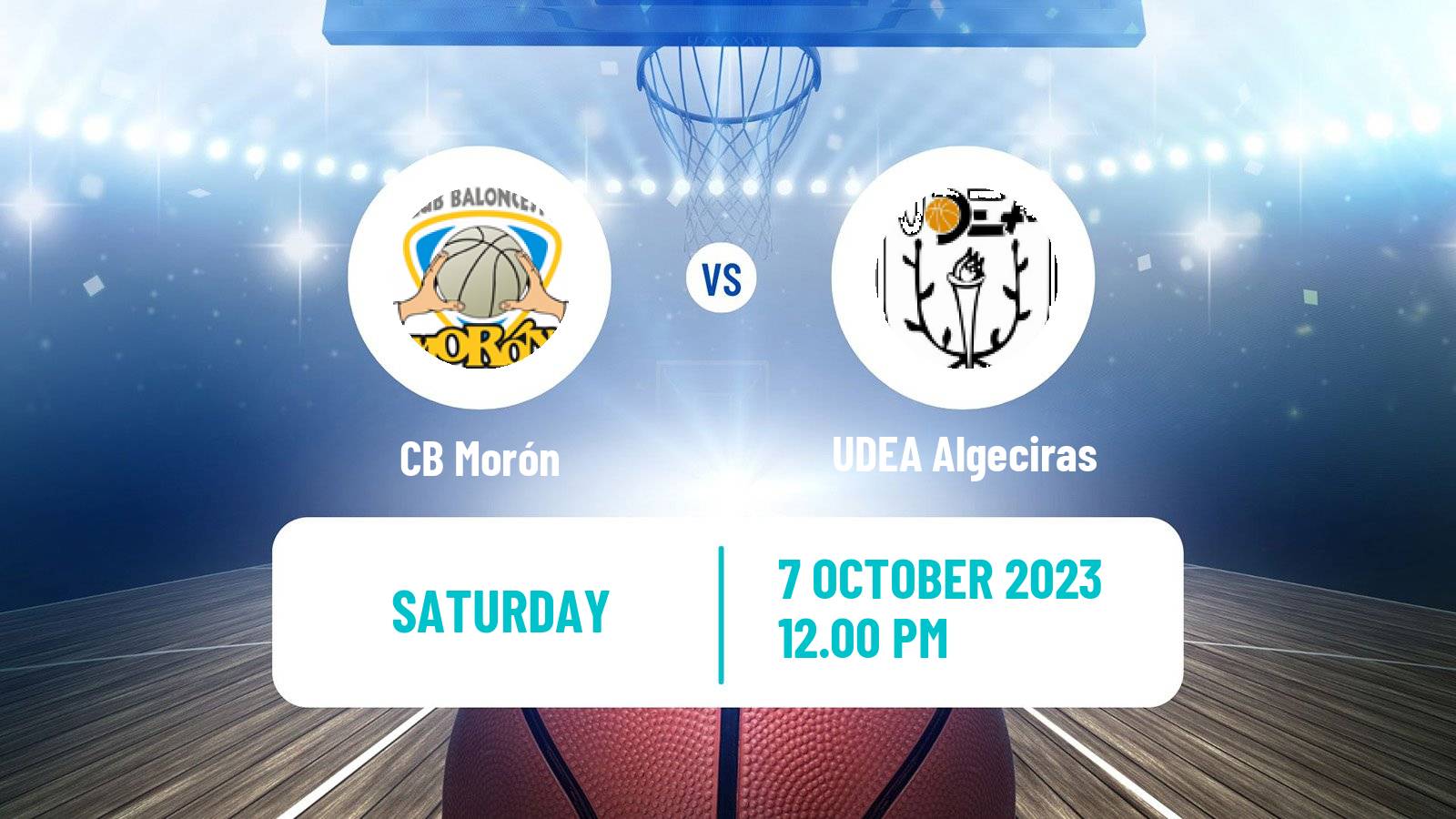 Basketball Spanish LEB Plata Morón - UDEA Algeciras