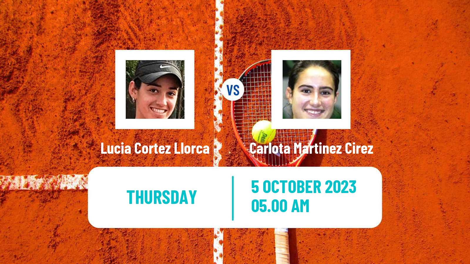 Tennis ITF W40 Lisbon Women Lucia Cortez Llorca - Carlota Martinez Cirez