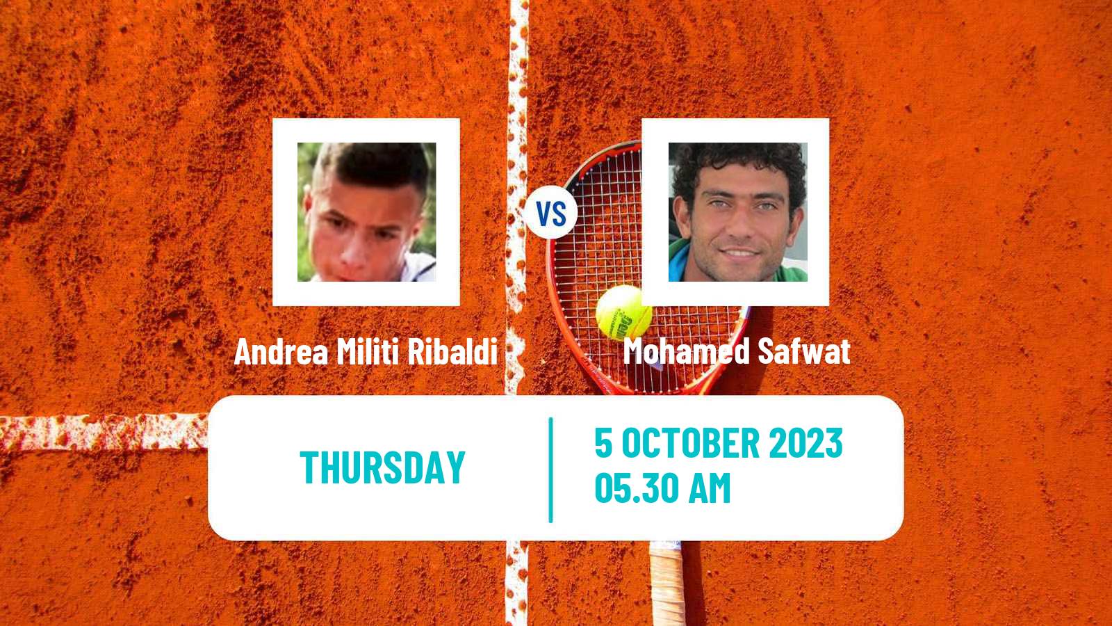 Tennis ITF M15 Sharm Elsheikh 12 Men Andrea Militi Ribaldi - Mohamed Safwat