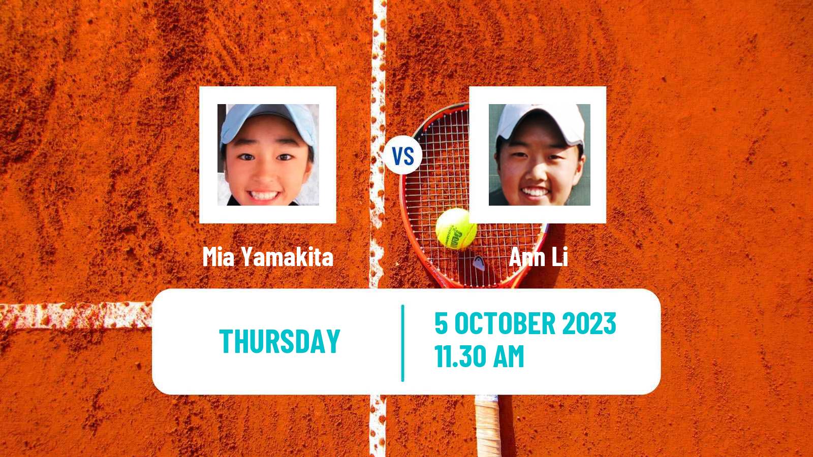 Tennis ITF W60 Rome Ga 2 Women Mia Yamakita - Ann Li