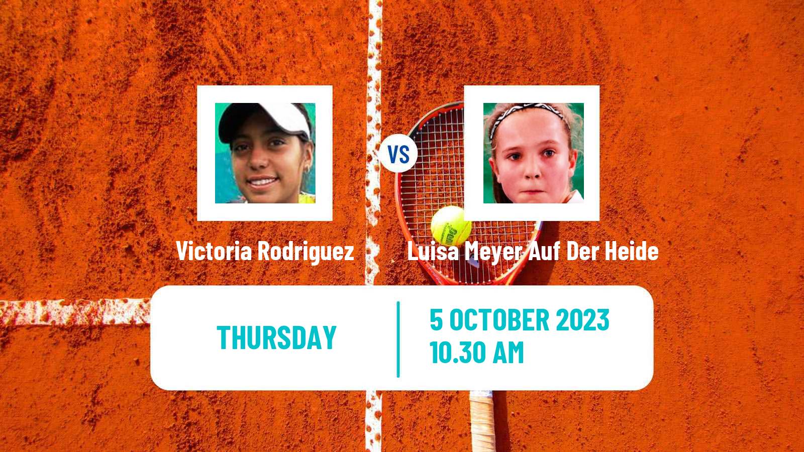 Tennis ITF W25 Mendoza Women Victoria Rodriguez - Luisa Meyer Auf Der Heide