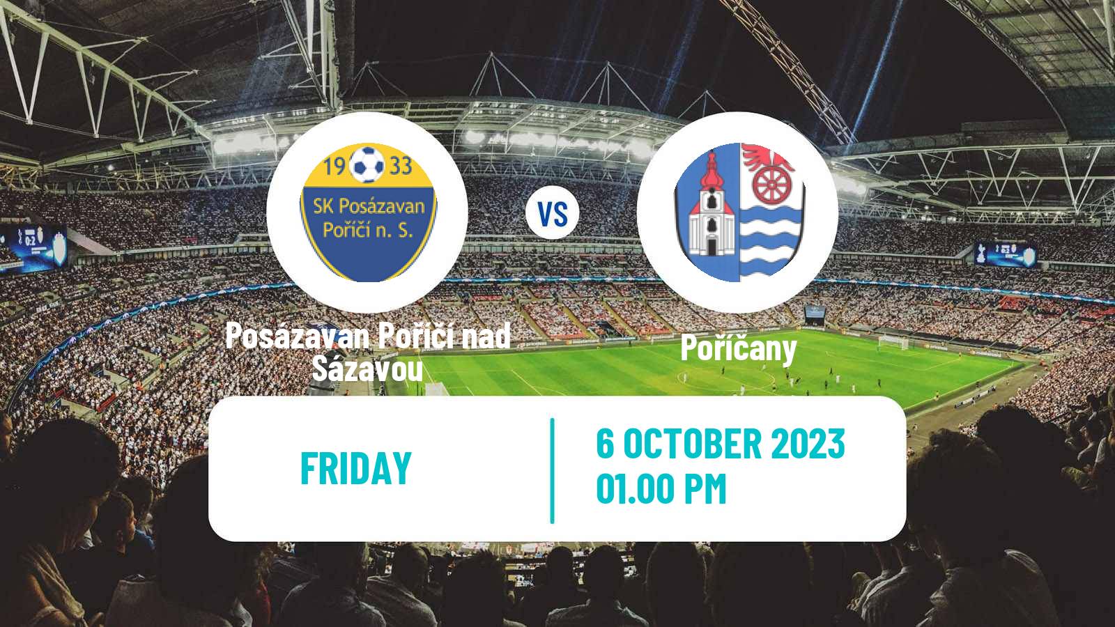 Soccer Czech Stredocesky KP Posázavan Poříčí nad Sázavou - Poříčany