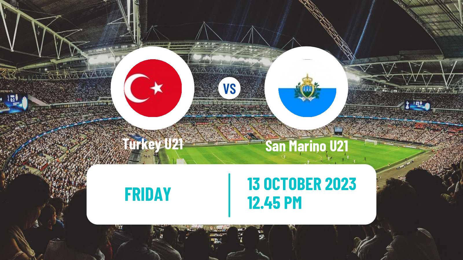 Soccer UEFA Euro U21 Turkey U21 - San Marino U21
