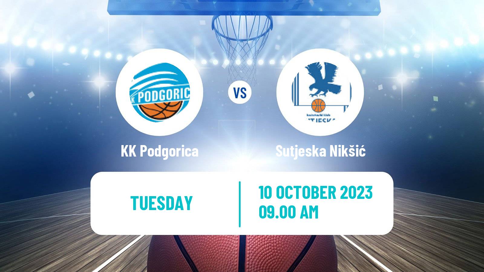 Basketball Adriatic League 2 Podgorica - Sutjeska Nikšić