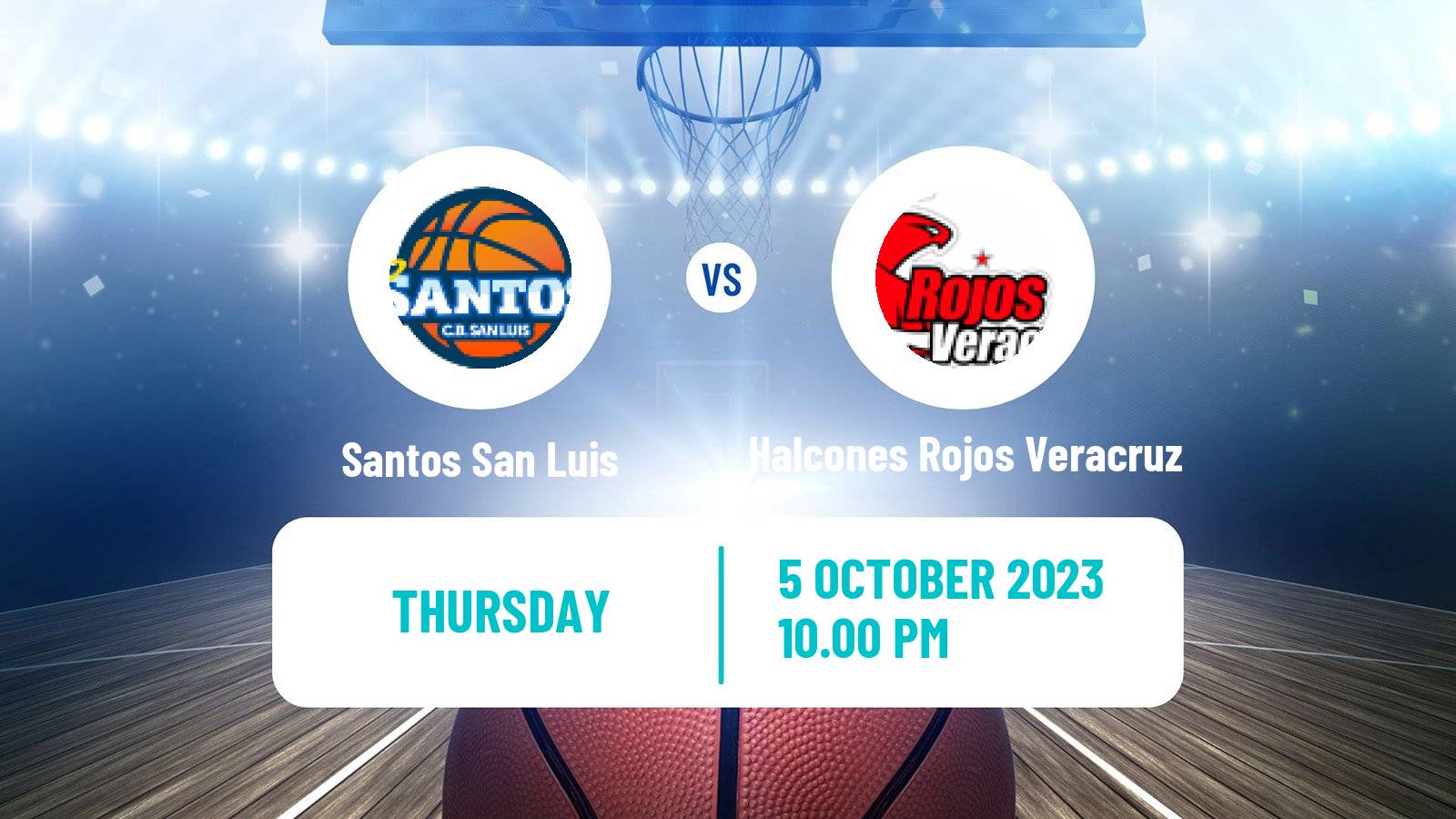 Basketball Mexican LNBP Santos San Luis - Halcones Rojos Veracruz