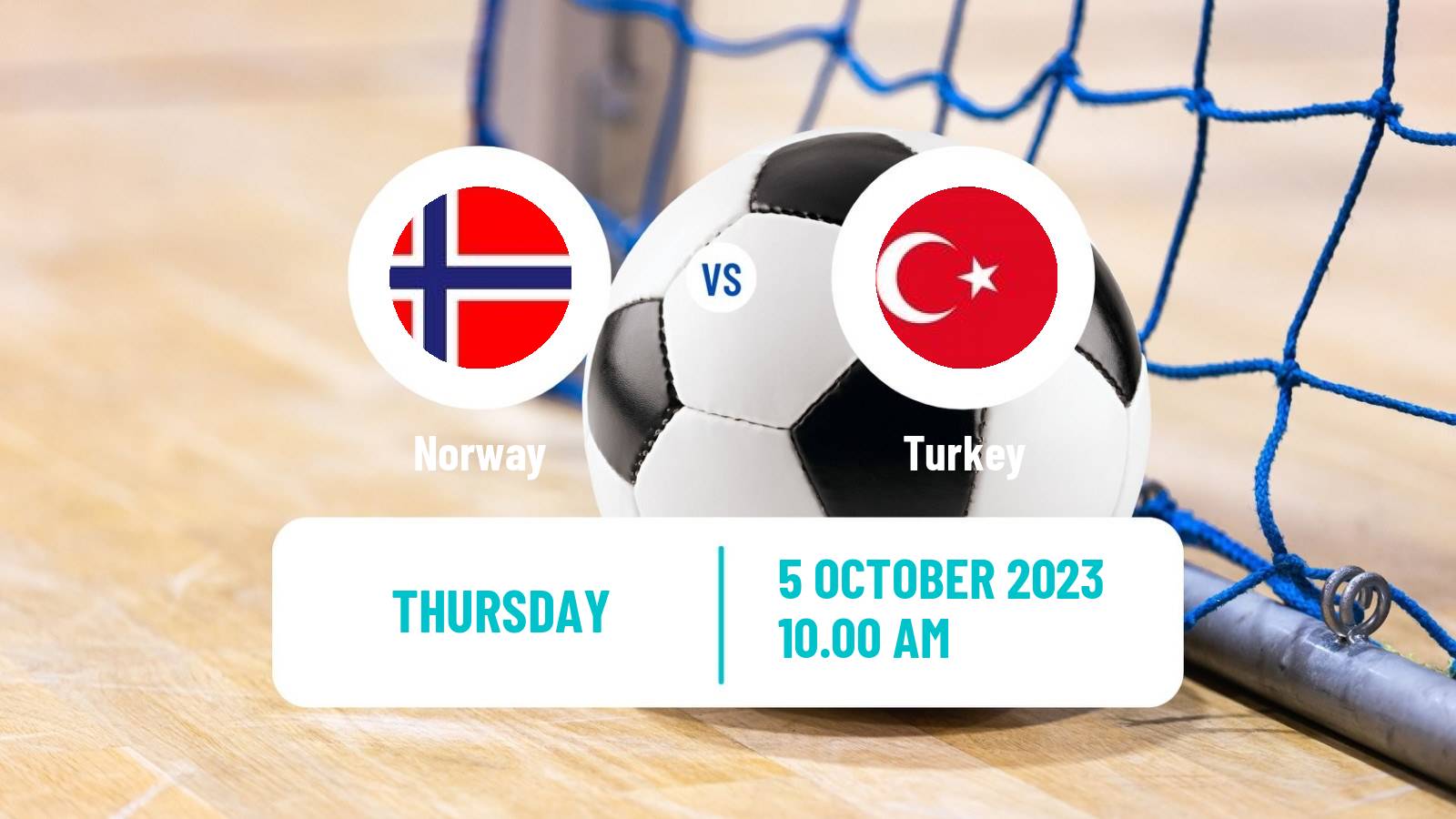 Futsal Friendly International Futsal Norway - Turkey
