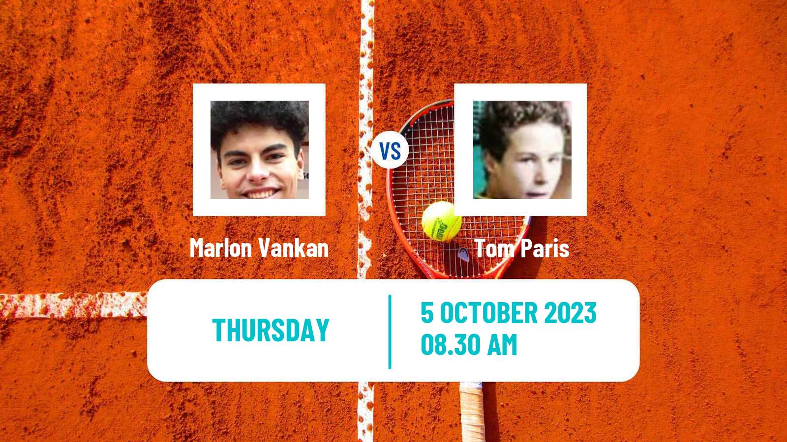 Tennis ITF M25 Nevers Men Marlon Vankan - Tom Paris