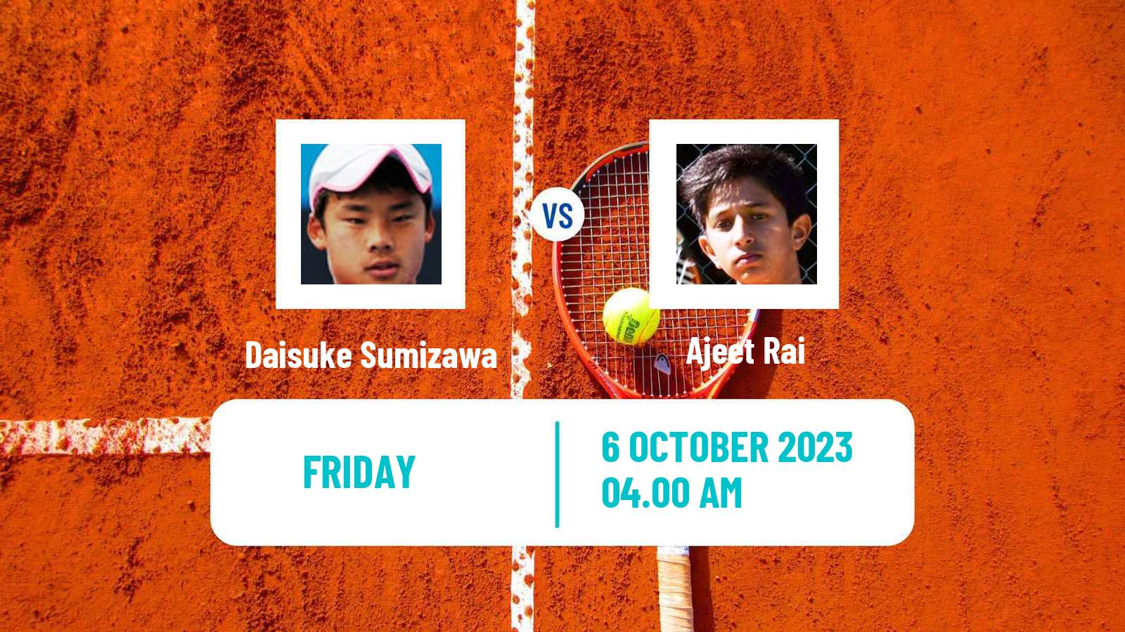 Tennis ITF M25 Cairns Men Daisuke Sumizawa - Ajeet Rai