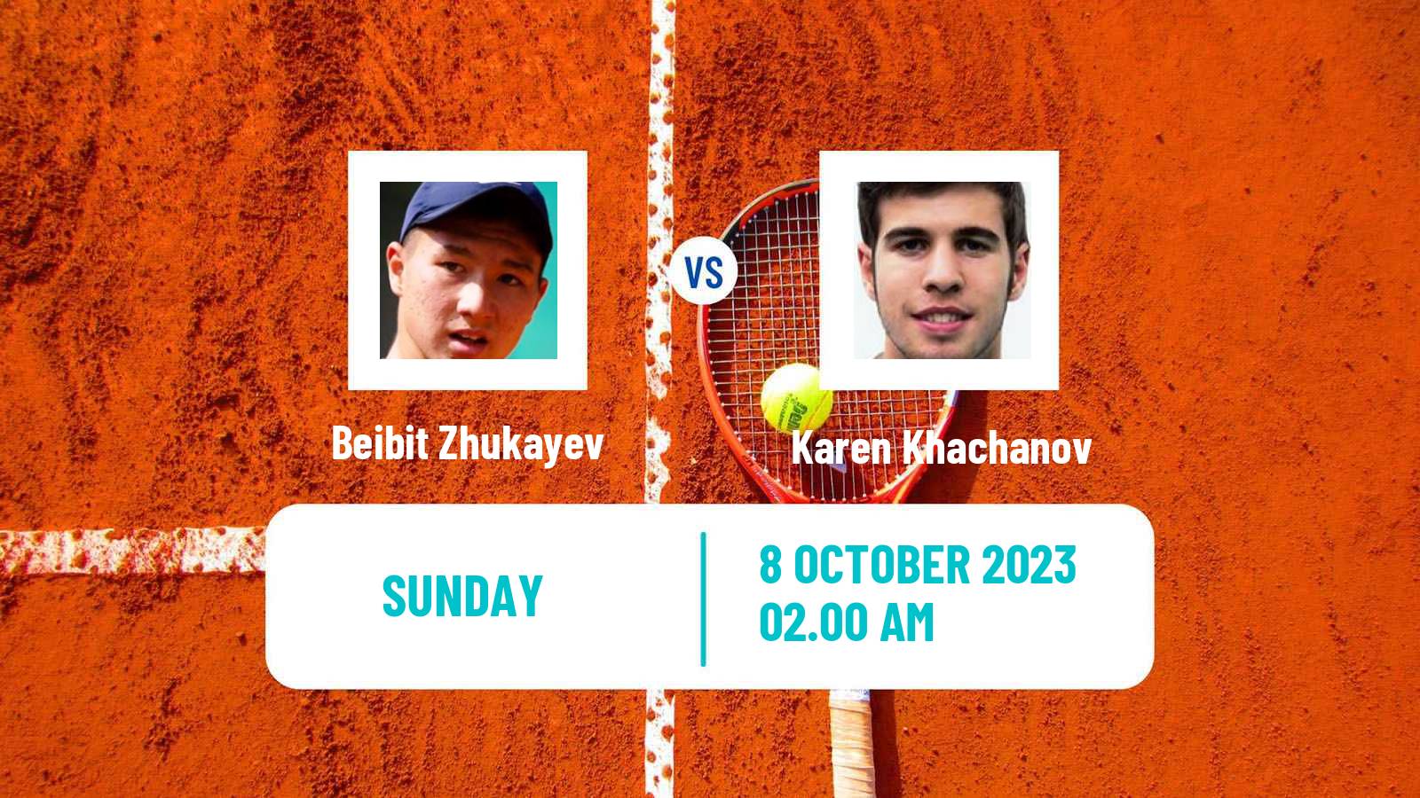 Tennis ATP Shanghai Beibit Zhukayev - Karen Khachanov