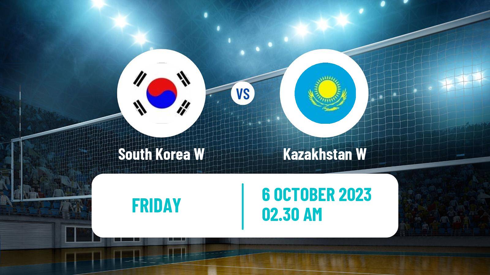 Volleyball Asian Games Volleyball Women South Korea W - Kazakhstan W