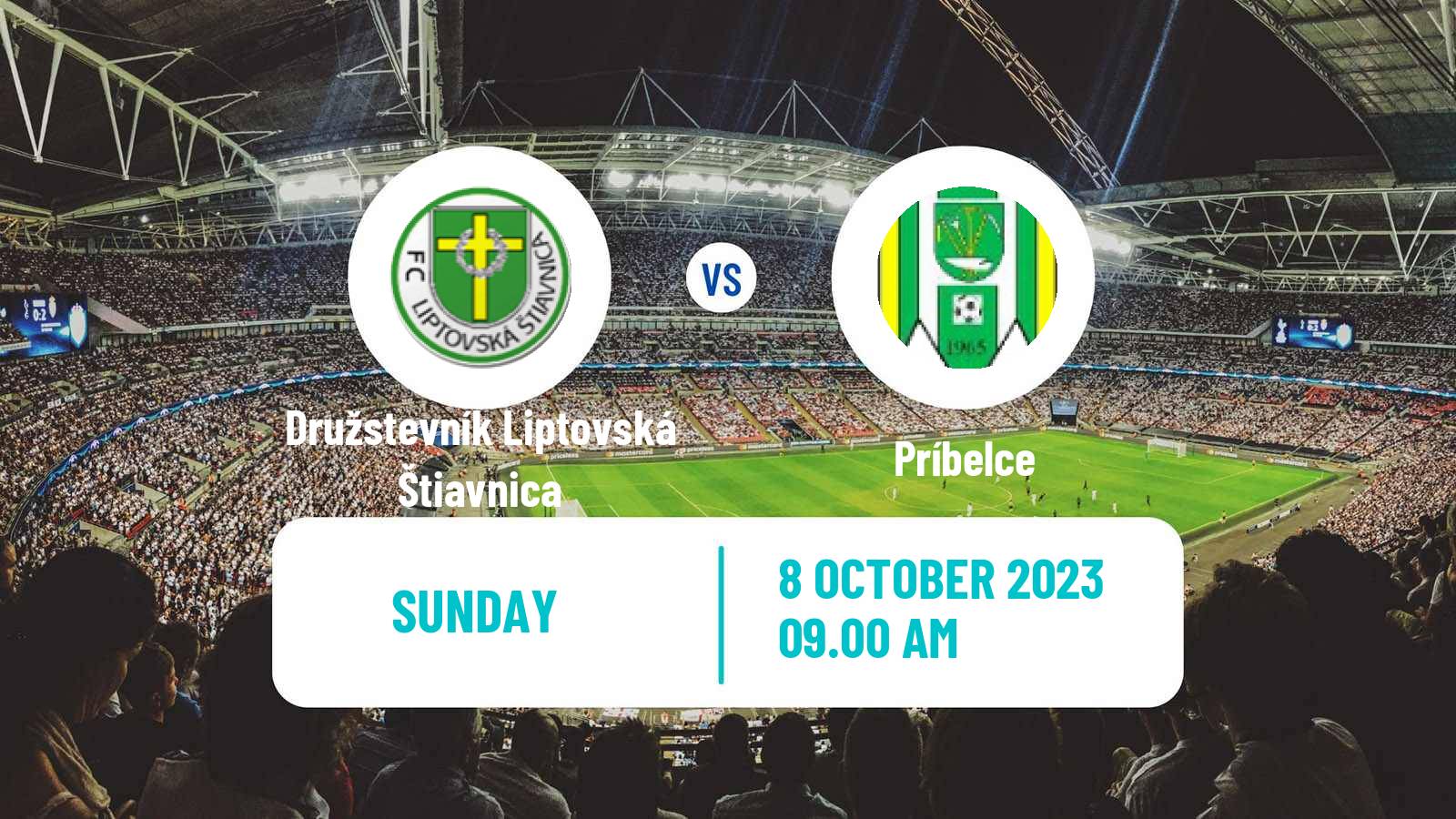 Soccer Slovak 4 Liga Central Družstevník Liptovská Štiavnica - Príbelce