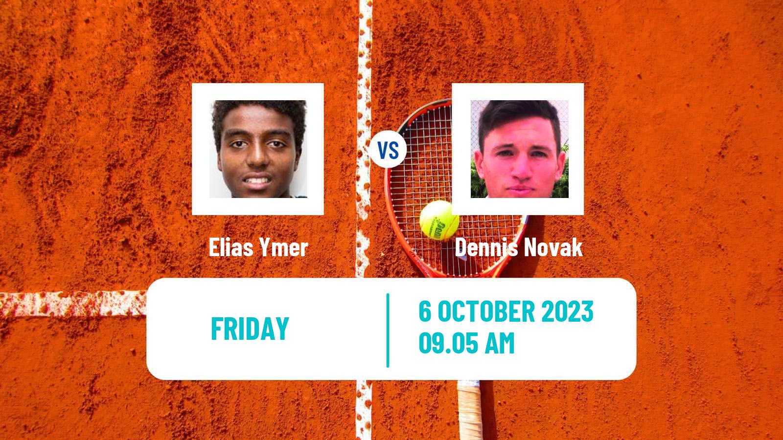 Tennis Alicante Challenger Men Elias Ymer - Dennis Novak