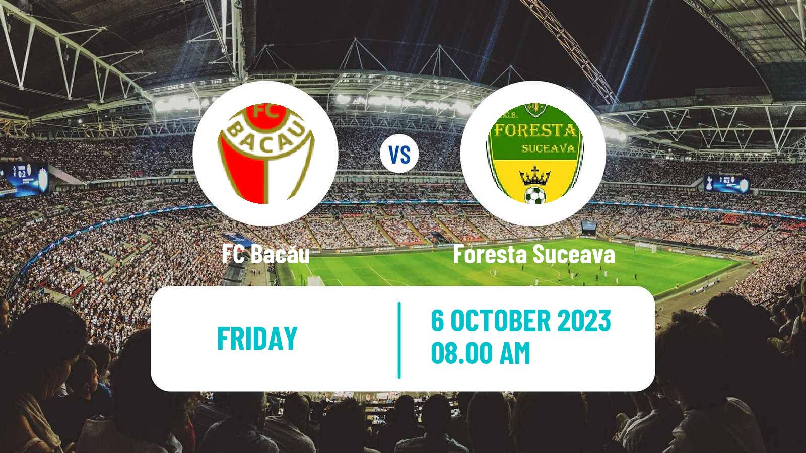 Soccer Romanian Liga 3 - Seria 1 FC Bacău - Foresta Suceava