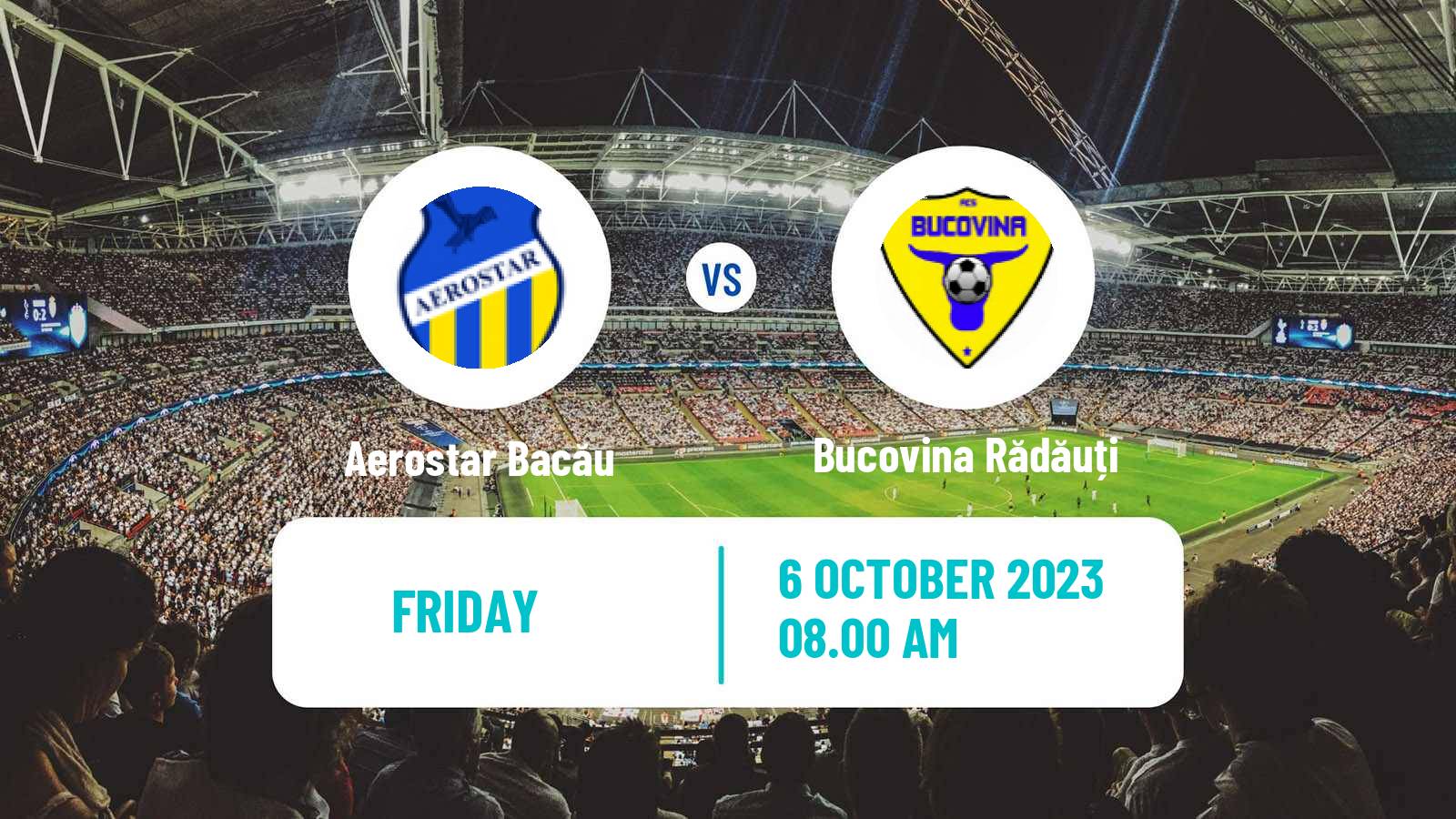 Soccer Romanian Liga 3 - Seria 1 Aerostar Bacău - Bucovina Rădăuți