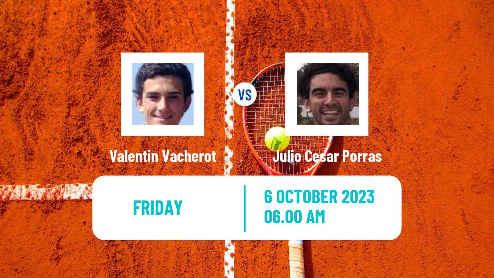 Tennis ITF M25 Zaragoza Men Valentin Vacherot - Julio Cesar Porras