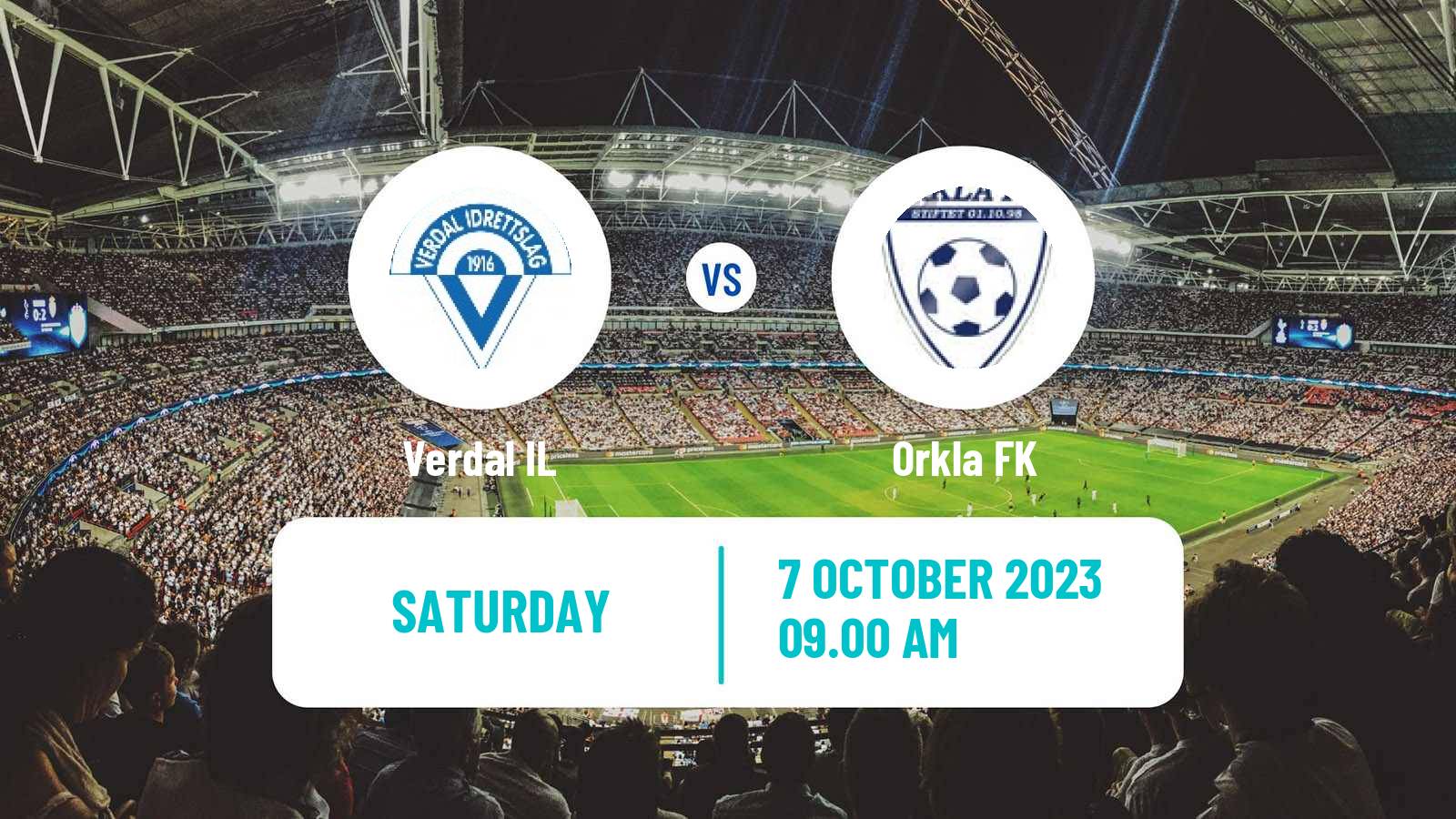 Soccer Norwegian Division 3 - Group 5 Verdal - Orkla FK