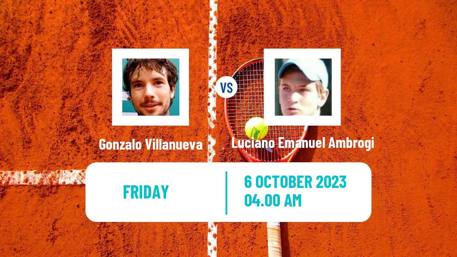 Tennis ITF M25 Mendoza Men Gonzalo Villanueva - Luciano Emanuel Ambrogi