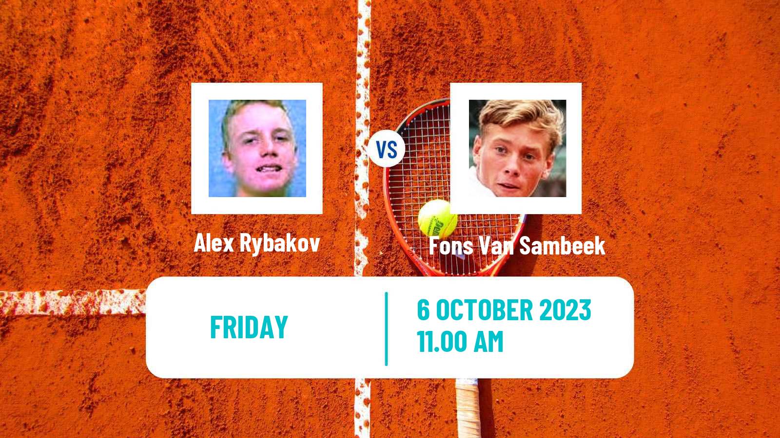Tennis ITF M15 Ithaca Ny 2 Men Alex Rybakov - Fons Van Sambeek