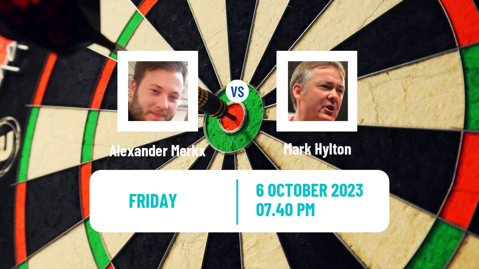 Darts Modus Super Series Alexander Merkx - Mark Hylton