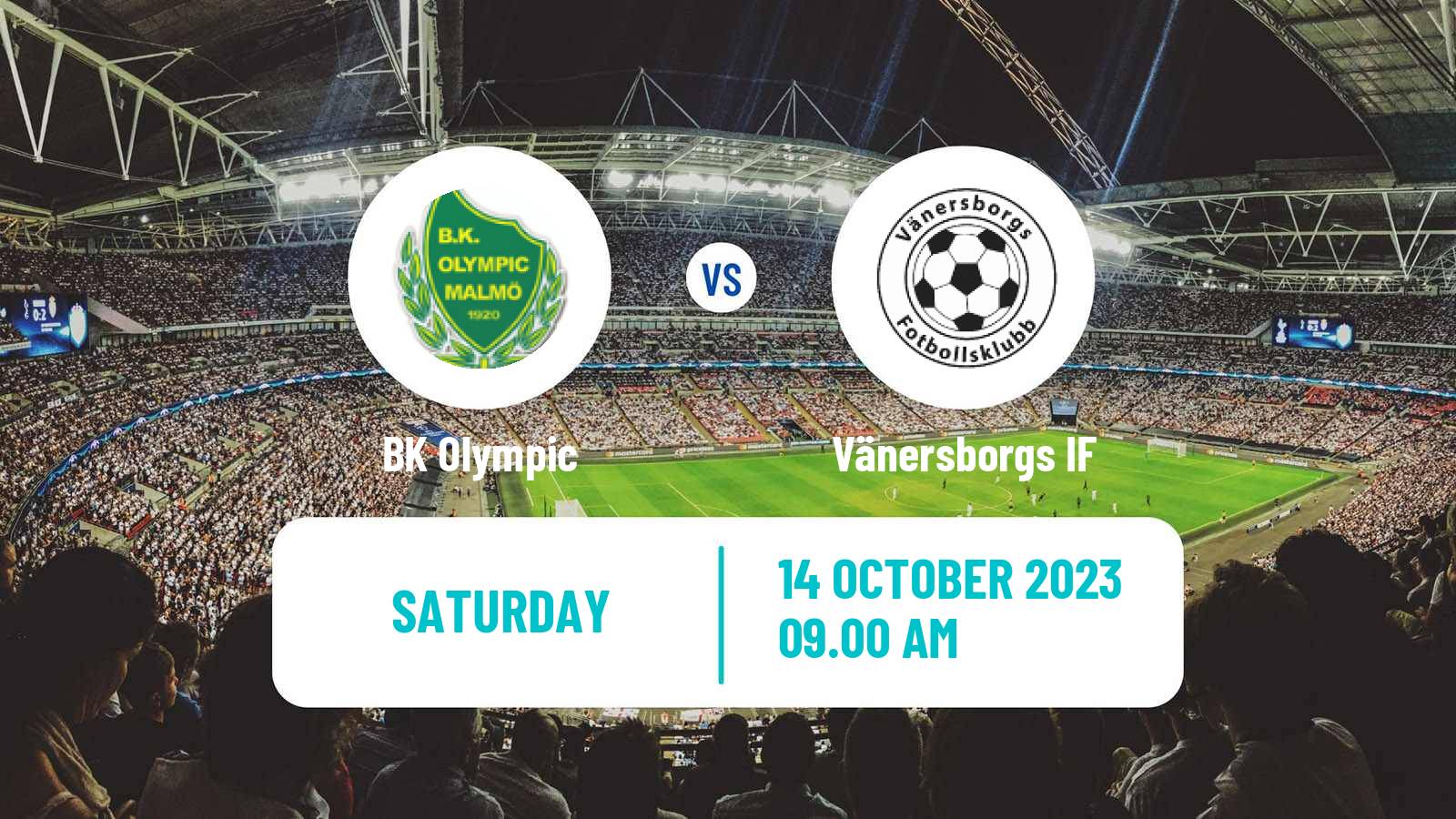 Soccer Swedish Division 1 Södra Olympic - Vänersborgs IF