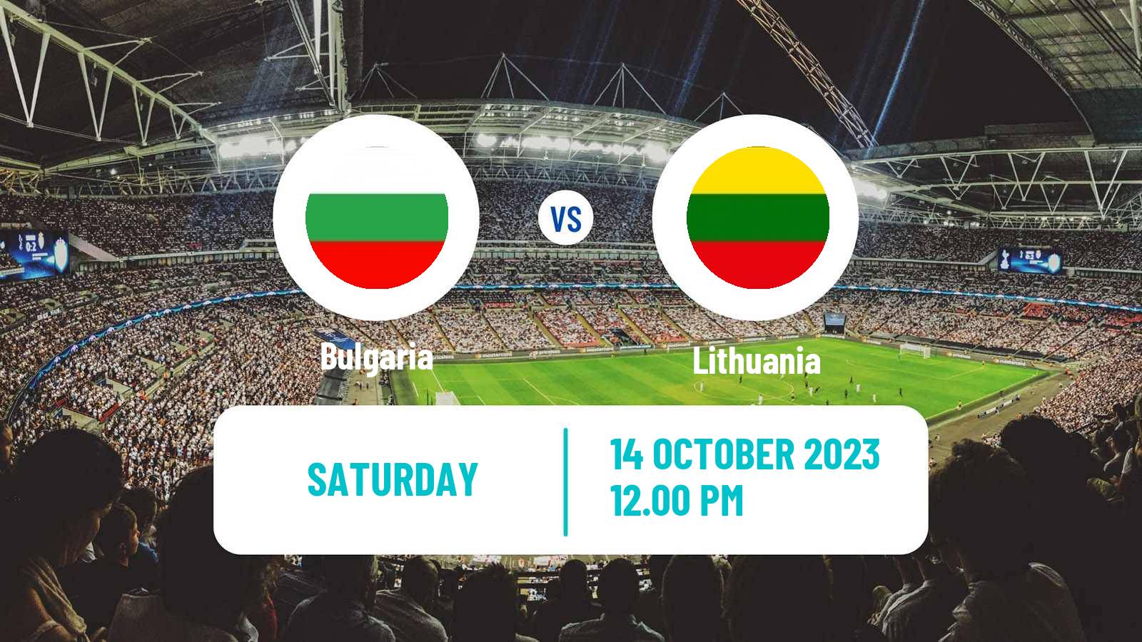 Soccer UEFA Euro Bulgaria - Lithuania