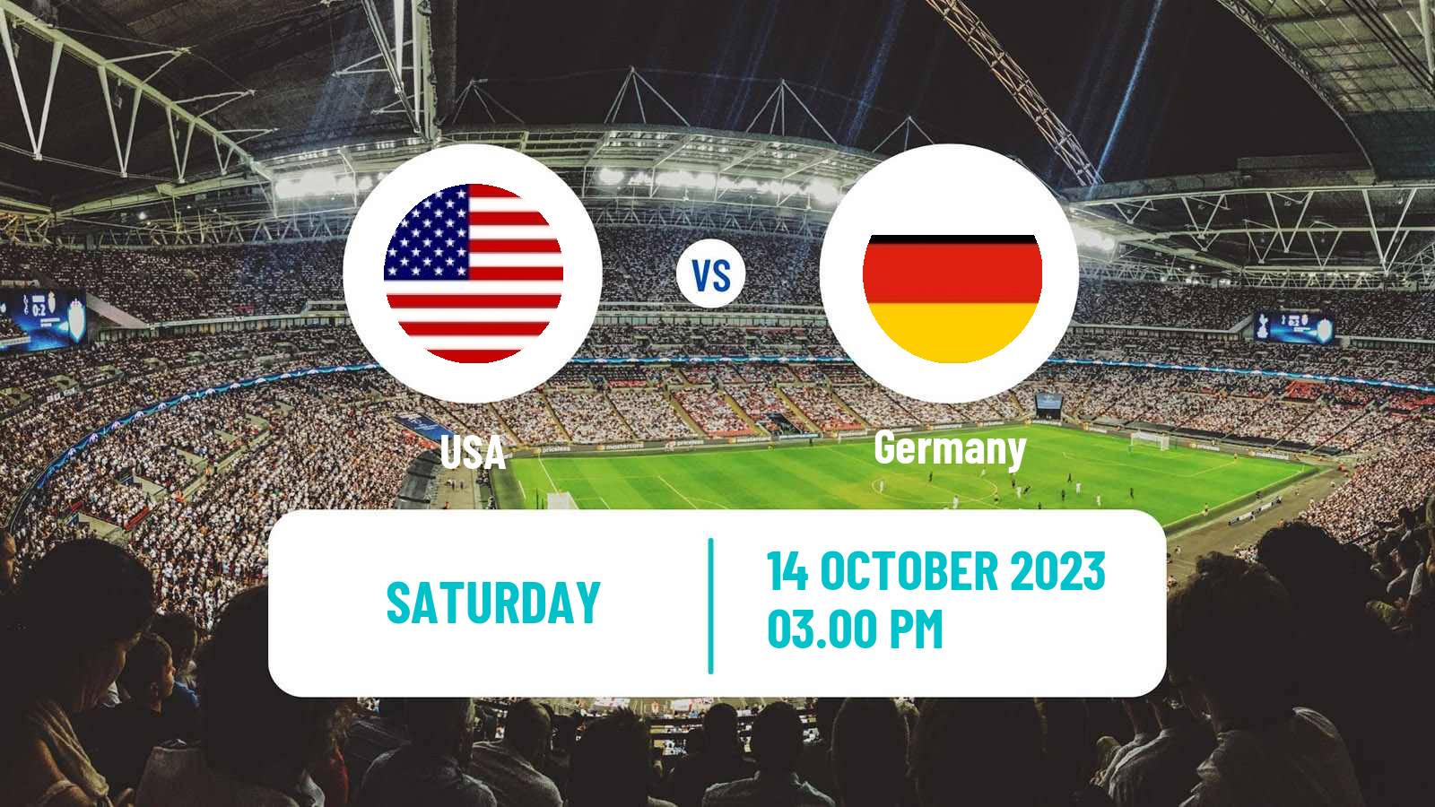 Soccer Friendly USA - Germany