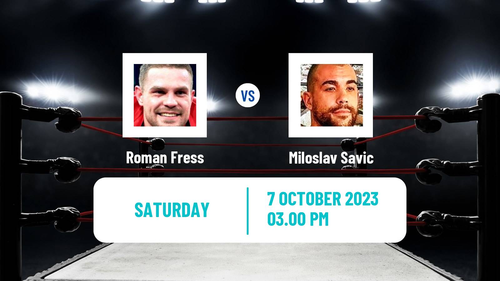 Boxing Cruiserweight IBO Inter Continental Title Men Roman Fress - Miloslav Savic